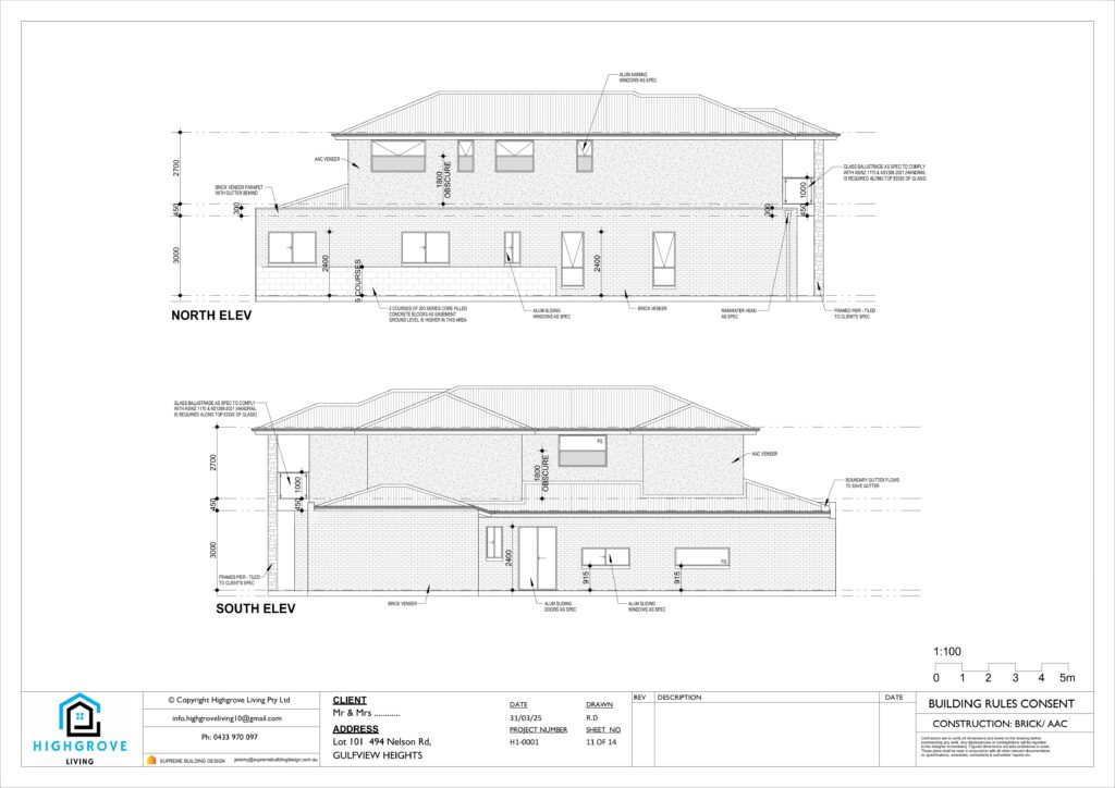 working drawings h1 0001 lot 101 494 nelson rd, gulfview heights wd images 10