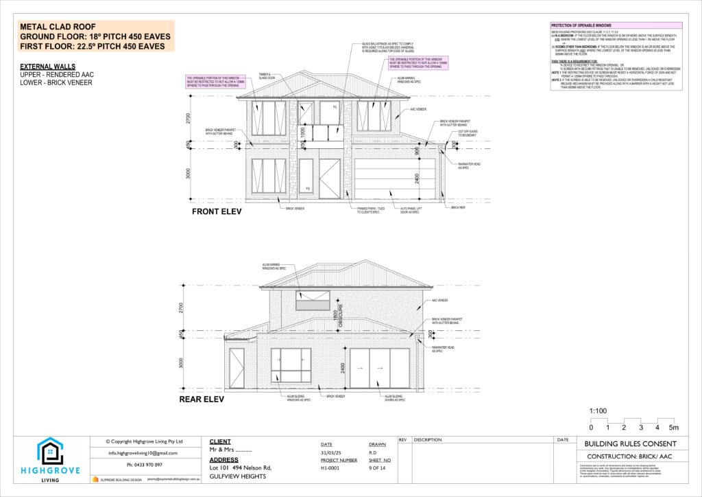 working drawings h1 0001 lot 101 494 nelson rd, gulfview heights wd images 8